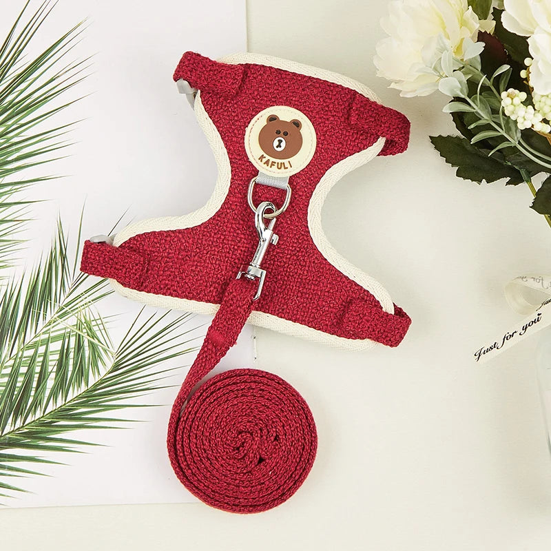 Small Animal Harness & Leash — Rabbit, Guinea Pig, Ferret