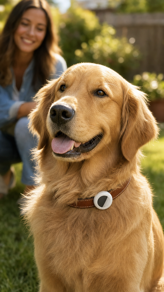 AirTag Pet Collar Holder — Lost Pet Tracker Case for Dogs & Cats