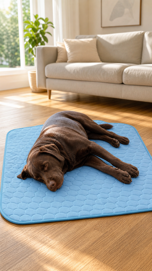 Dog Cooling Mat — Self-Cooling Pet Pad for Dogs & Cats