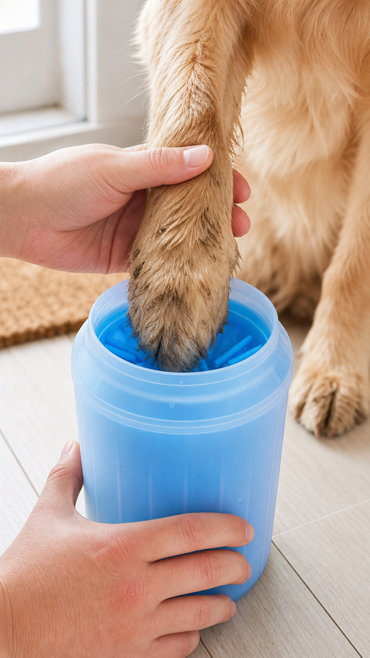 Dog Paw Cleaner Cup — Portable Silicone Paw Washer