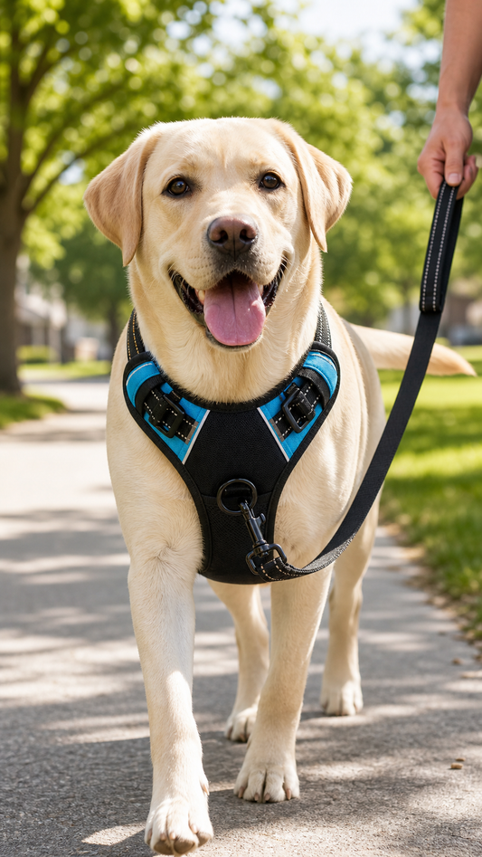 No-Pull Dog Harness — Adjustable Front-Clip Reflective Harness