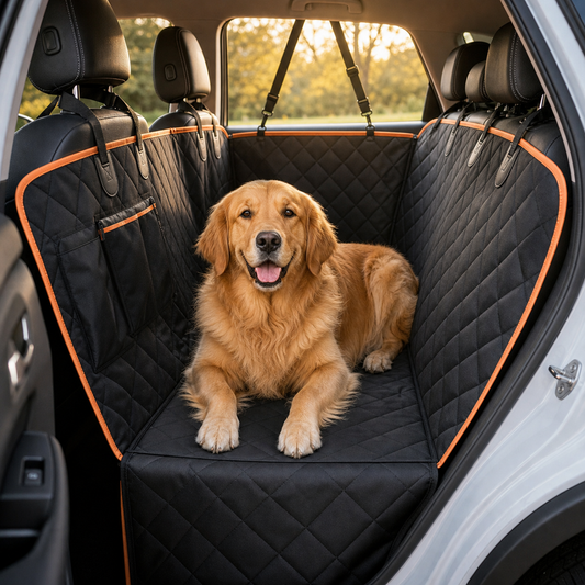 Waterproof Dog Car Seat Cover Hammock Style