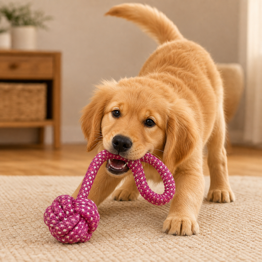 Dog Rope Toy Braided Chew and Tug