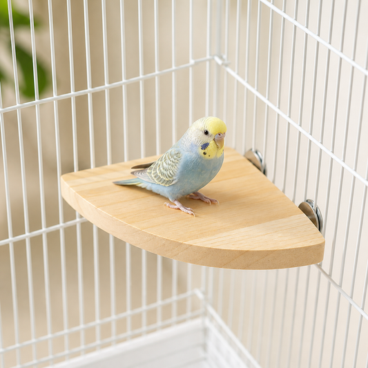Bird Wood Perch Platform Stand