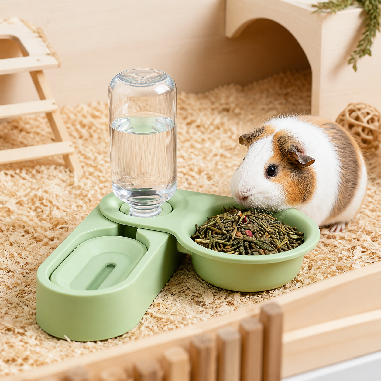 Rabbit and Guinea Pig Raised Feeding Station