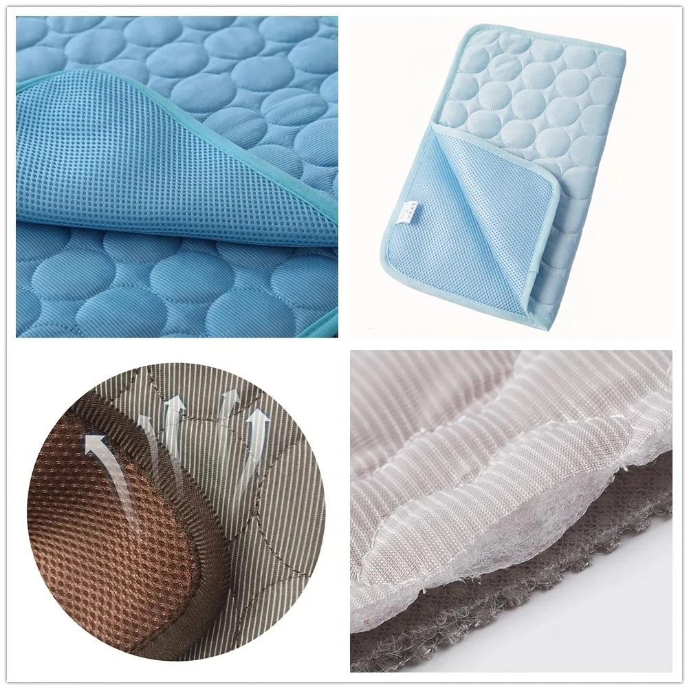 Dog Cooling Mat — Self-Cooling Pet Pad for Dogs & Cats
