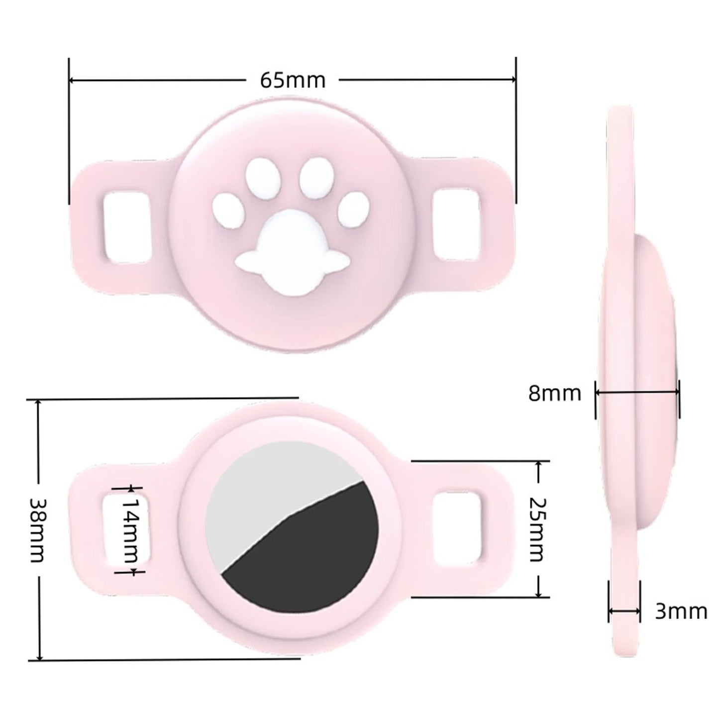 AirTag Pet Collar Holder — Lost Pet Tracker Case for Dogs & Cats