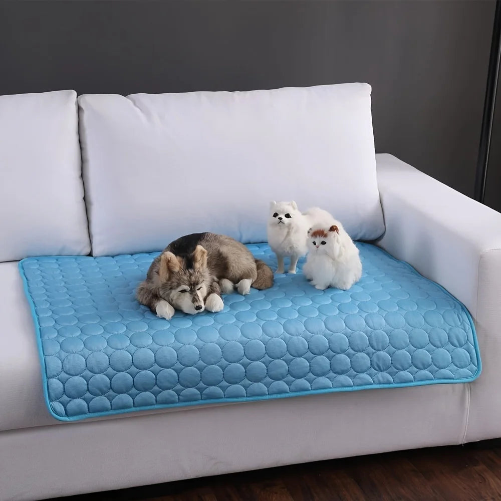 Dog Cooling Mat — Self-Cooling Pet Pad for Dogs & Cats