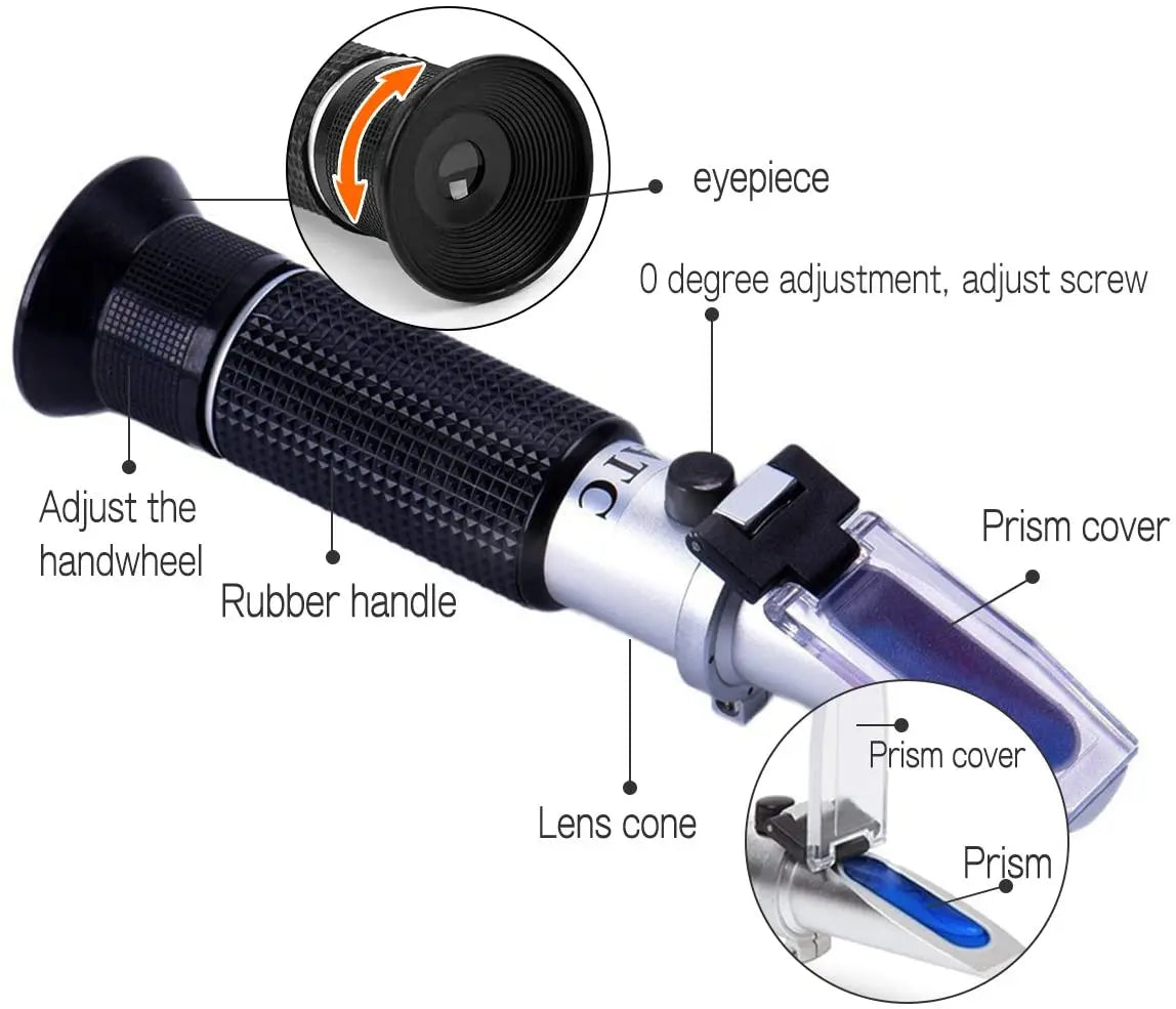 Saltwater Salinity Refractometer with ATC