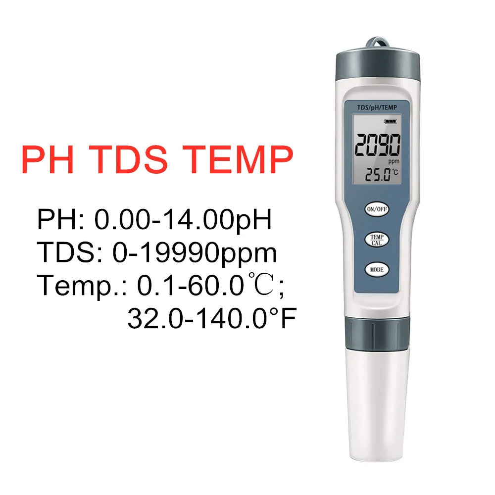 5-in-1 Aquarium Water Quality Monitor