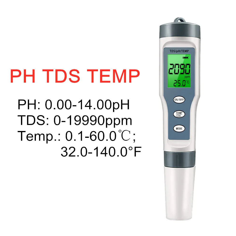 5-in-1 Aquarium Water Quality Monitor