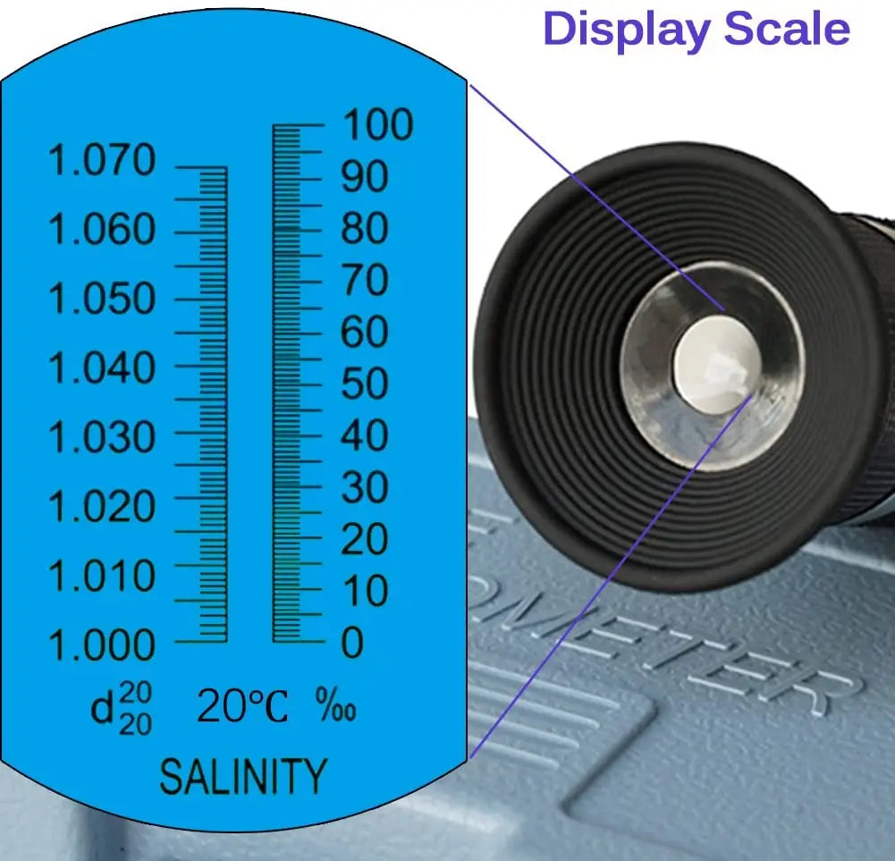 Saltwater Salinity Refractometer with ATC