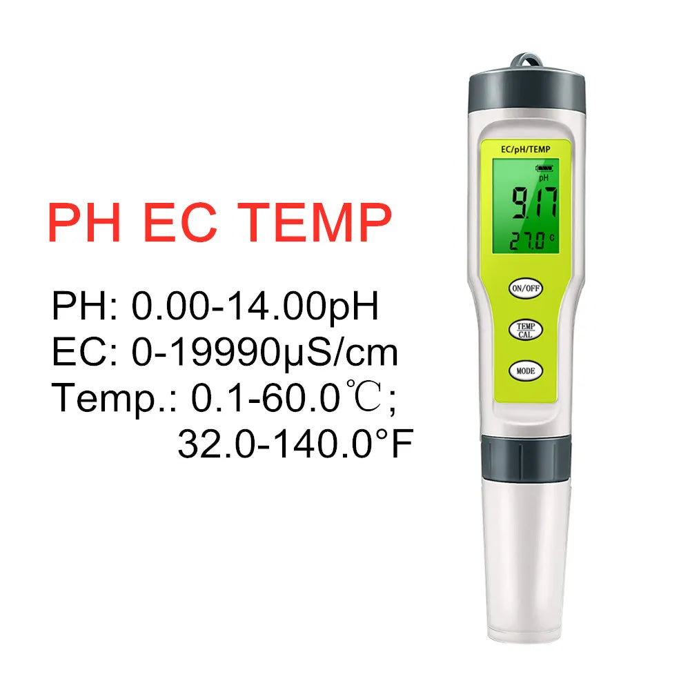 5-in-1 Aquarium Water Quality Monitor
