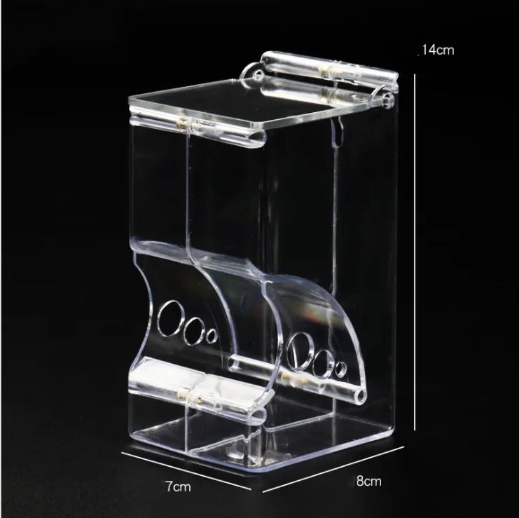 Clear Automatic Hamster Food Dispenser