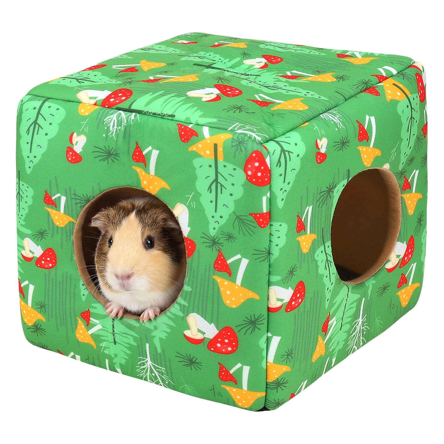 Guinea Pig Hideout House — Washable Cozy Small Animal Bed