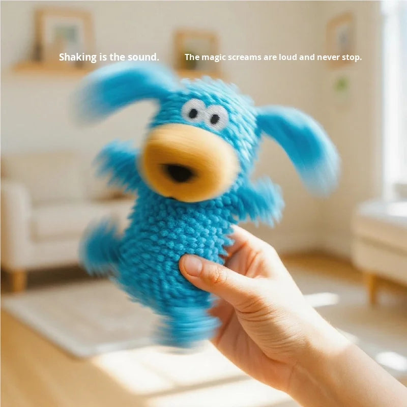 Dog Plush Squeaky Toy Set