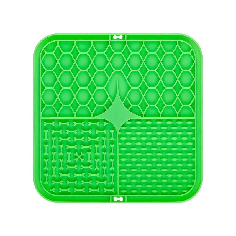 Silicone Lick Mat — Slow Feeder Enrichment Mat for Dogs & Cats