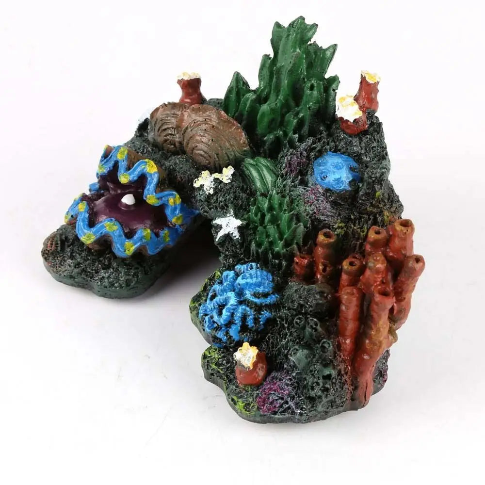 Coral Reef Island Aquarium Ornament