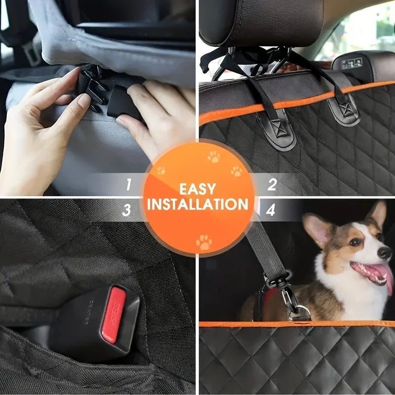 Waterproof Dog Car Seat Cover — Hammock Style