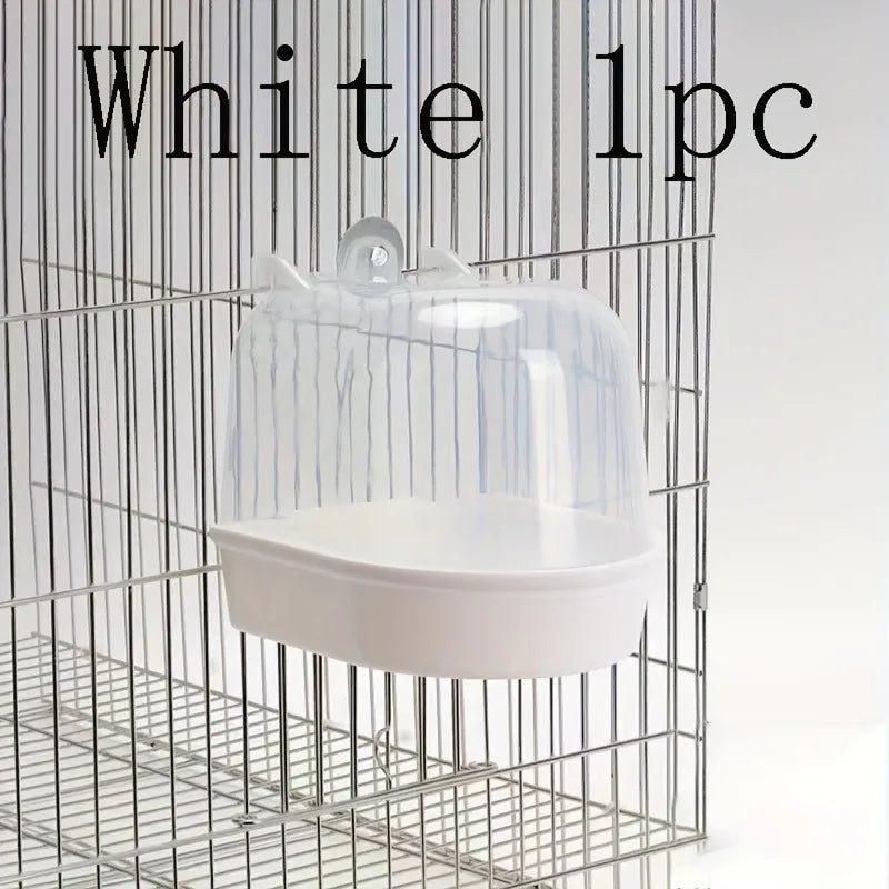Bird Cage Bath Tub — Transparent Splash-Proof