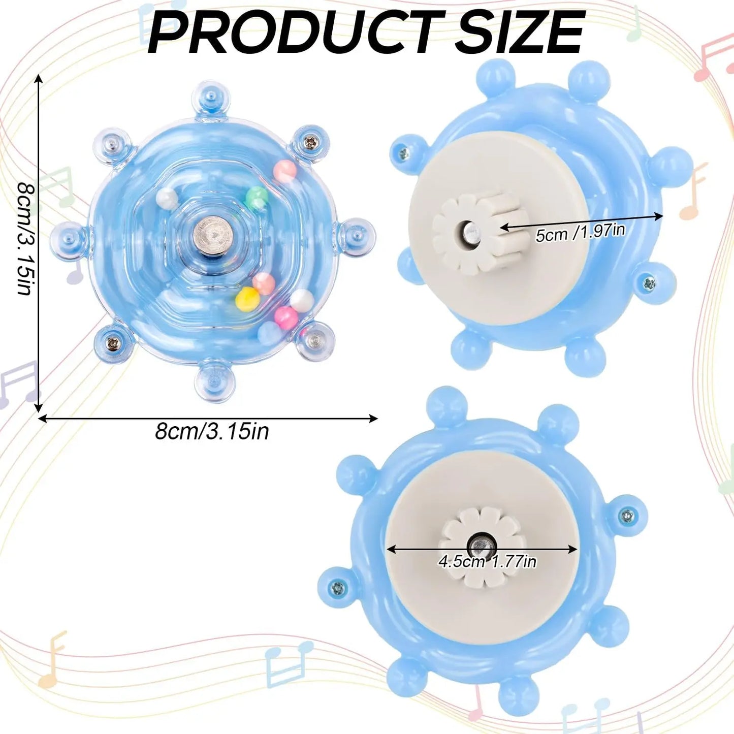 Rotating Treat Dispenser — Interactive Bird Toy for Parrots and Cockatiels
