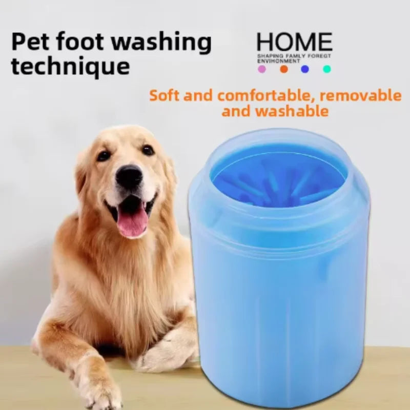 Dog Paw Cleaner Cup — Portable Silicone Paw Washer