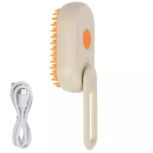 3-in-1 Electric Steam Pet Grooming Brush — Dogs & Cats