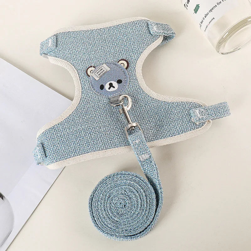 Small Animal Harness & Leash — Rabbit, Guinea Pig, Ferret