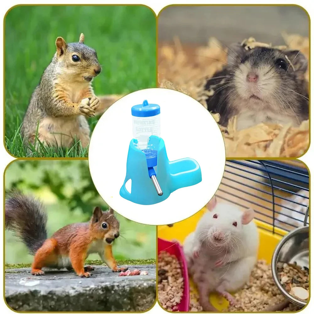 Hamster Water Bottle and Food Container Combo