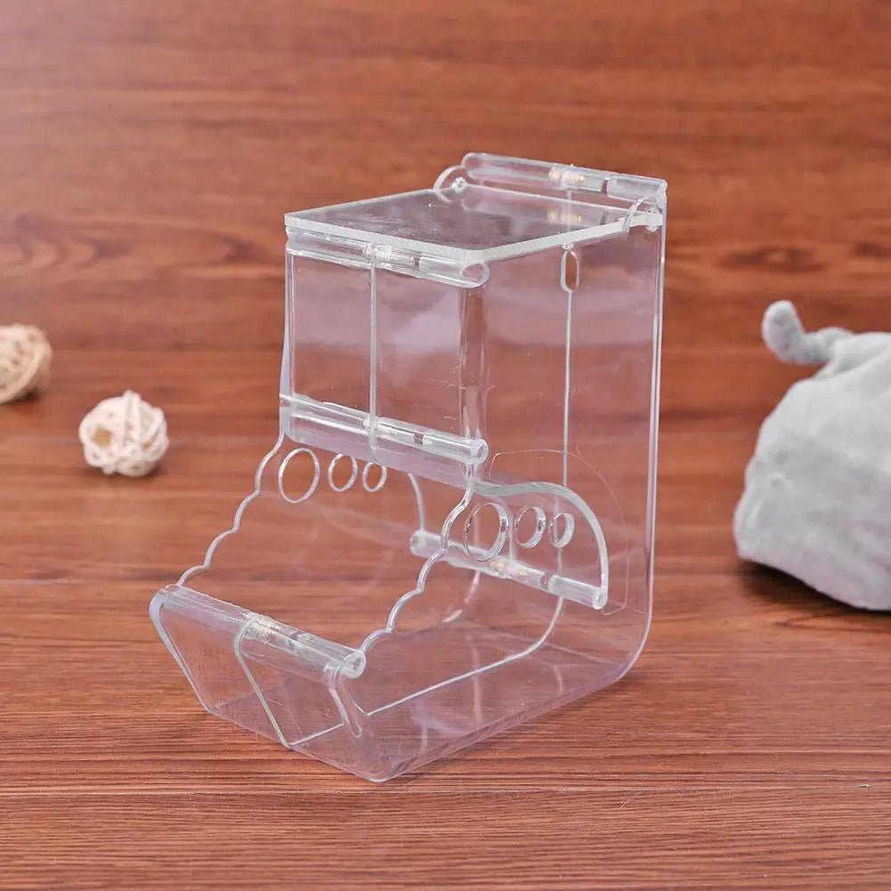 Clear Automatic Hamster Food Dispenser