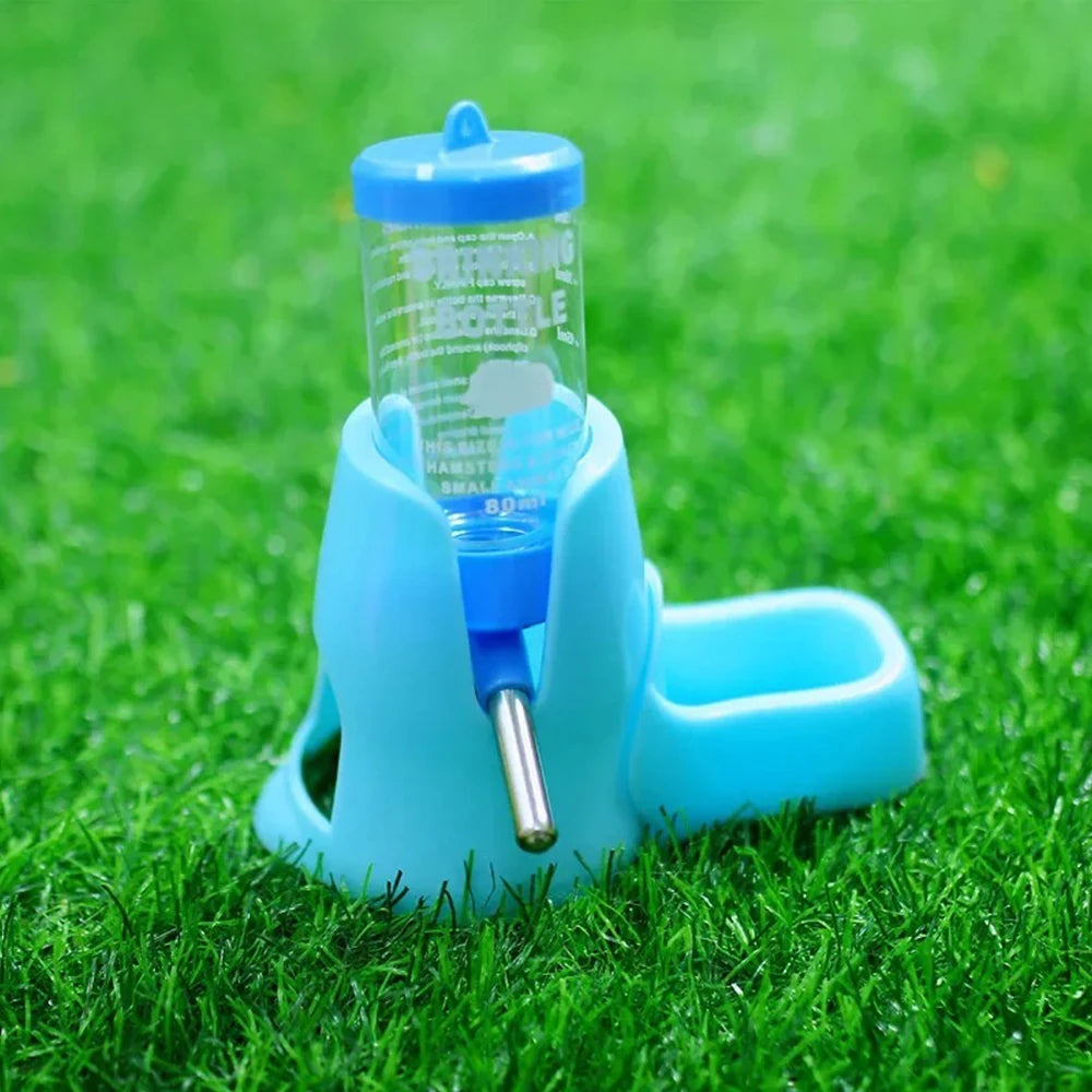 Hamster Water Bottle and Food Container Combo