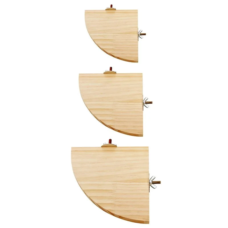 Bird Wood Perch Platform Stand