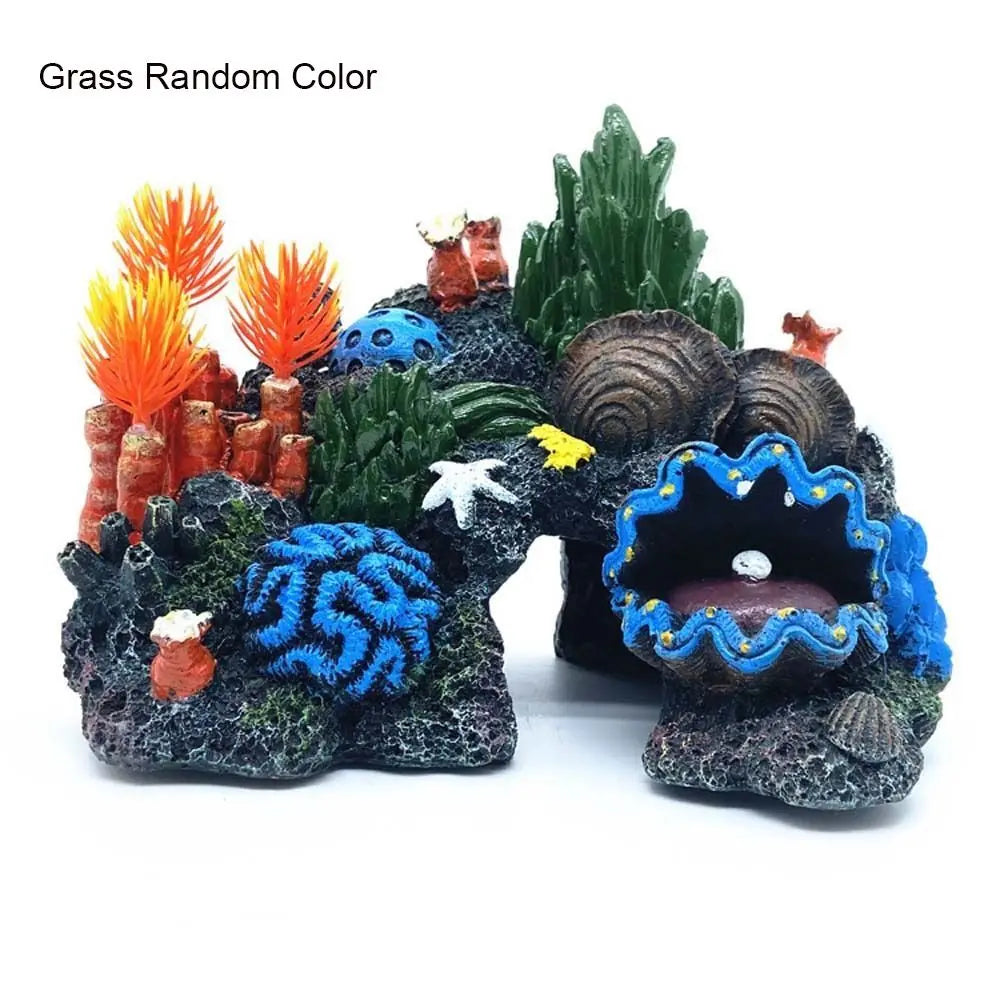 Coral Reef Island Aquarium Ornament