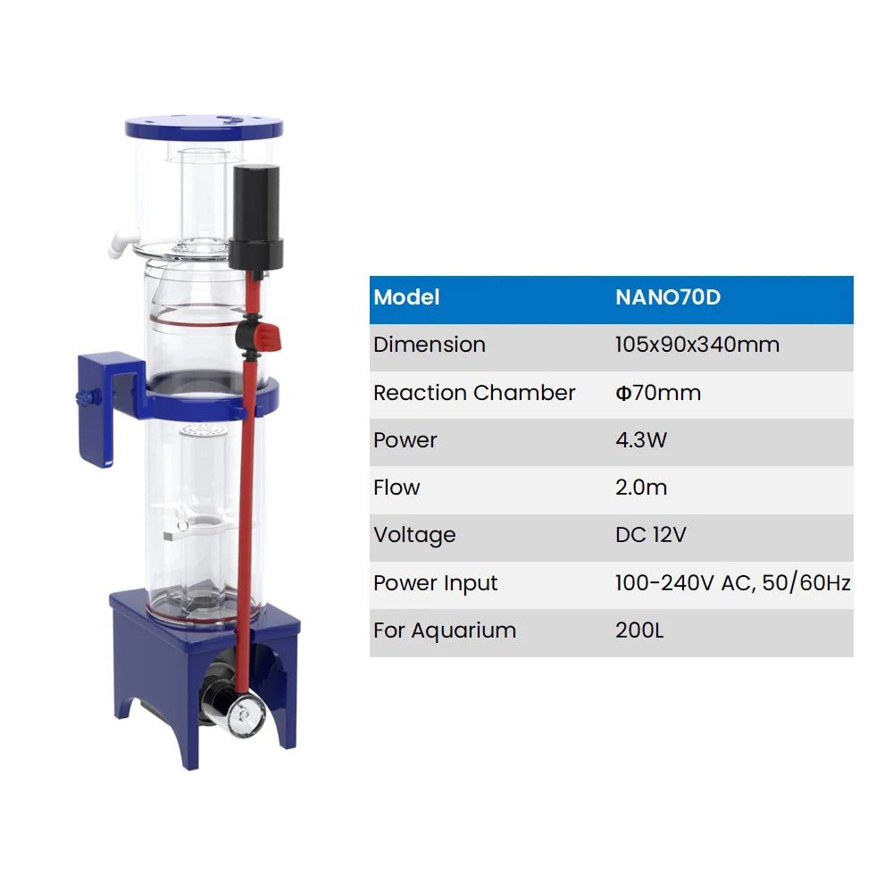 Nano Protein Skimmer for Reef Tanks