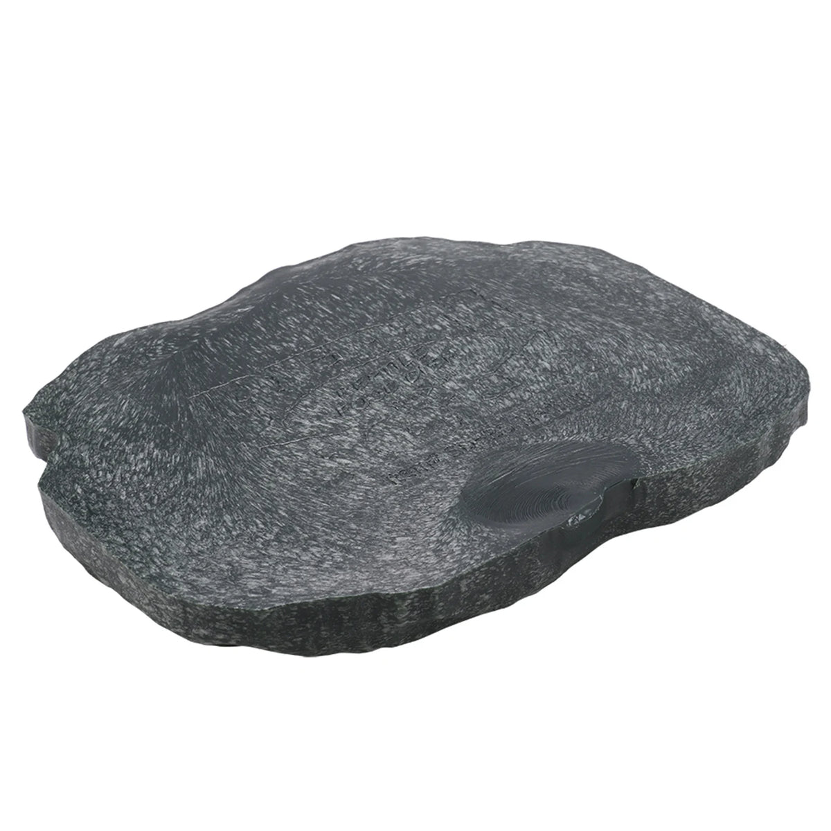Reptile Rock Water Dish — Resin Feeder Bowl for Lizards & Tortoises