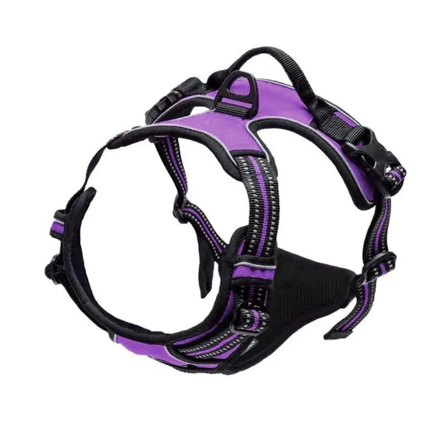 No-Pull Dog Harness — Adjustable Front-Clip Reflective Harness