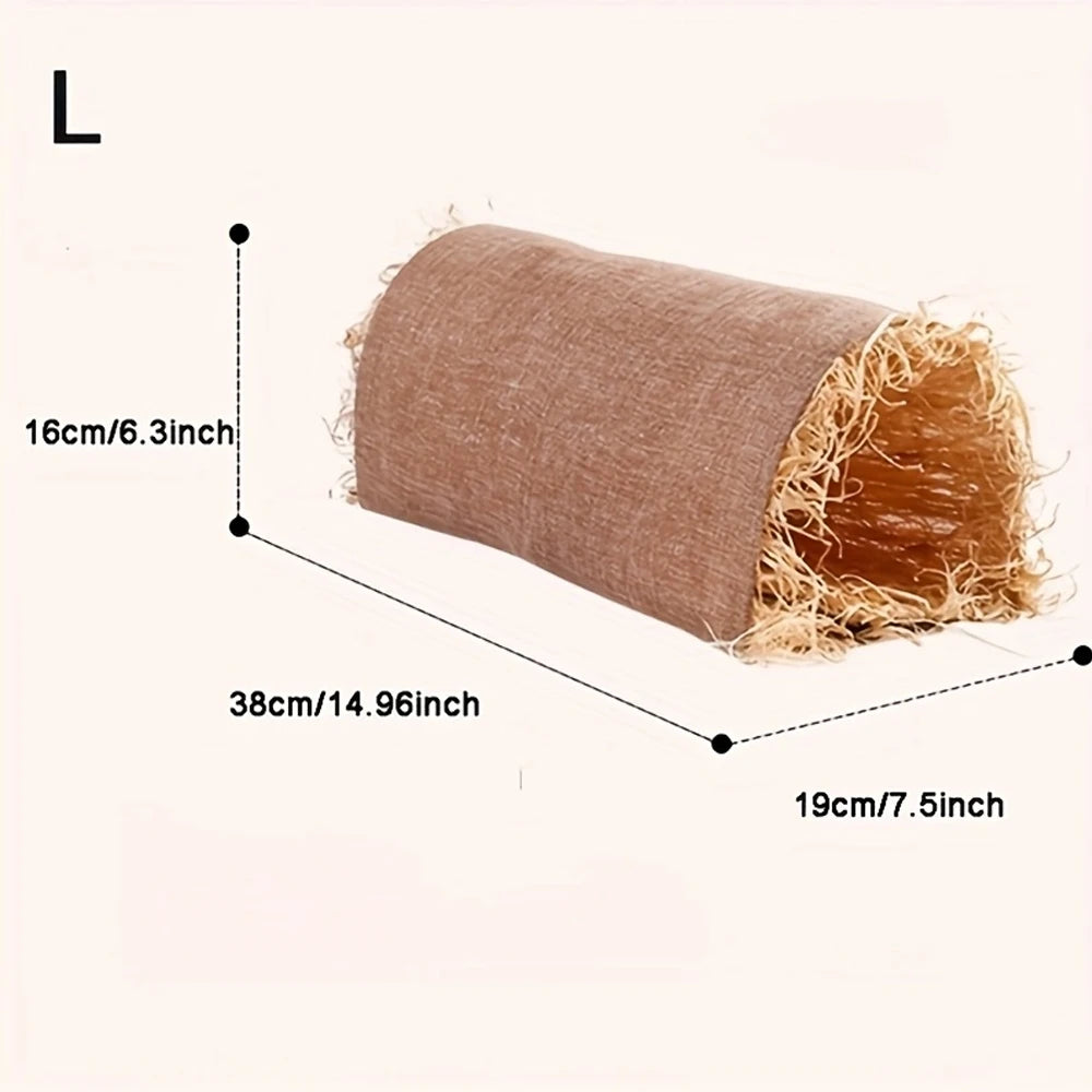 Grass Rabbit Hideout — Natural Woven Hideaway Hut for Small Animals