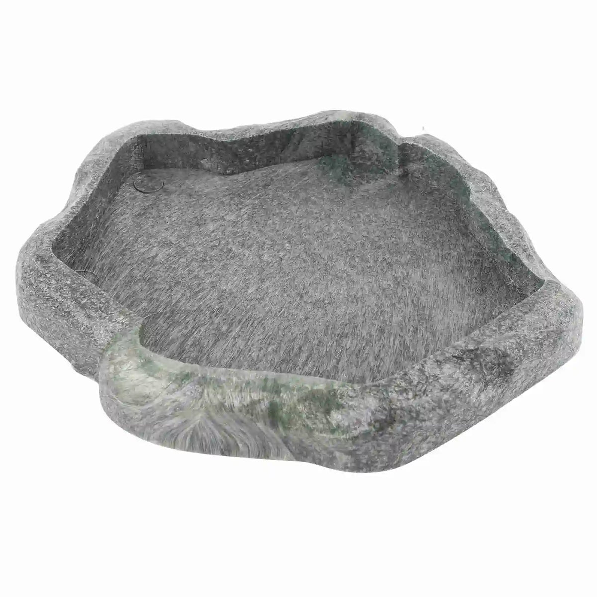 Reptile Rock Water Dish — Resin Feeder Bowl for Lizards & Tortoises