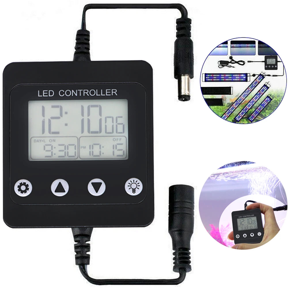 Aquarium LED Light Timer and Dimmer Controller