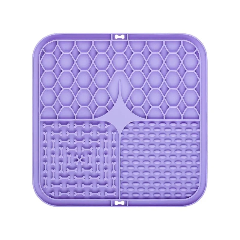 Silicone Lick Mat — Slow Feeder Enrichment Mat for Dogs & Cats