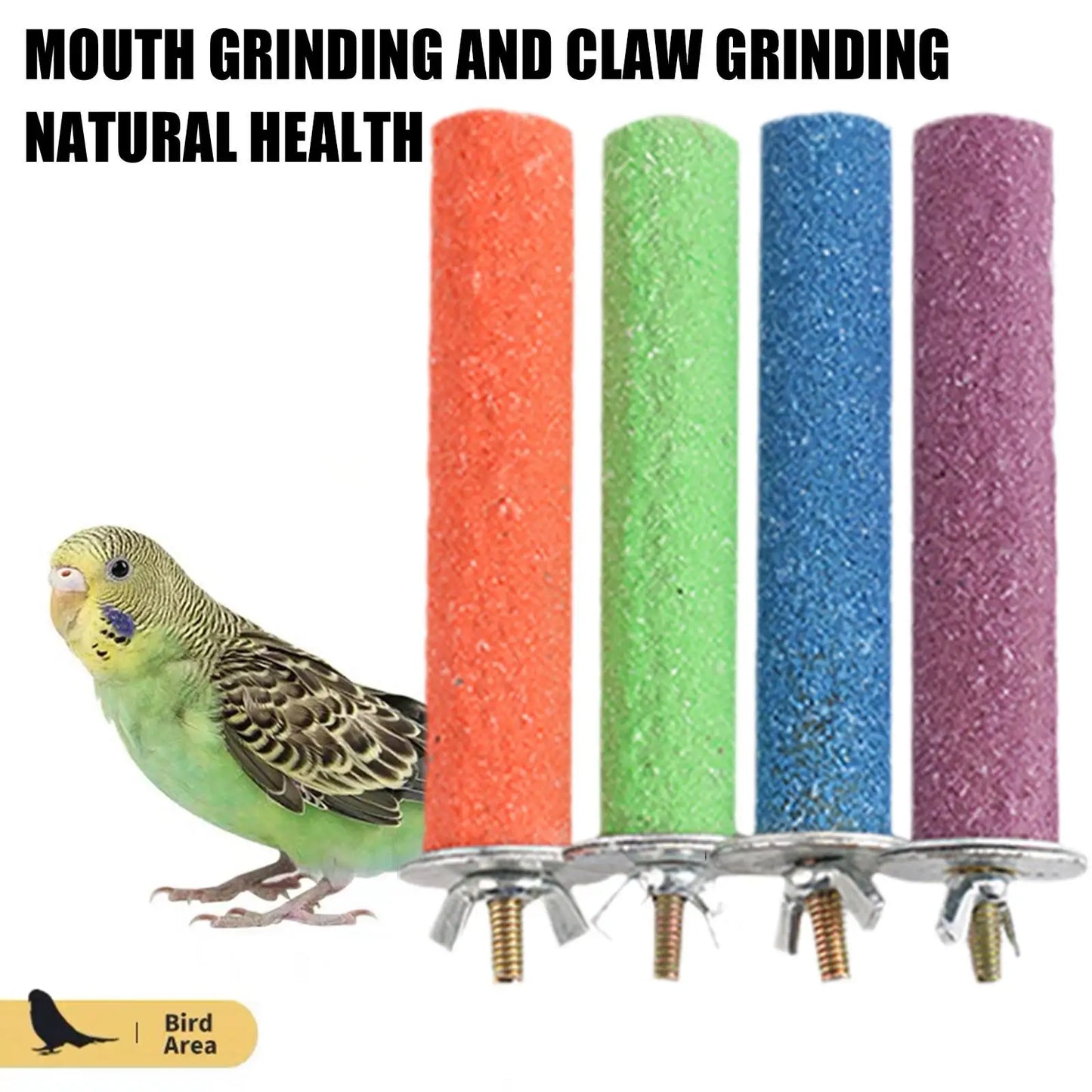 Bird Paw Grinding Perch — Natural Nail Trimmer