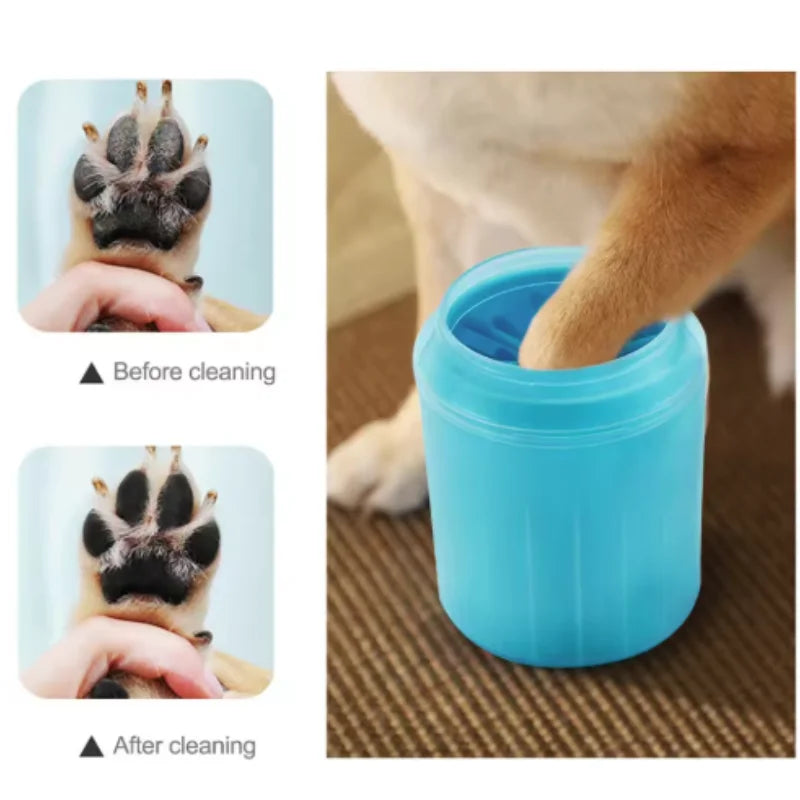Dog Paw Cleaner Cup — Portable Silicone Paw Washer