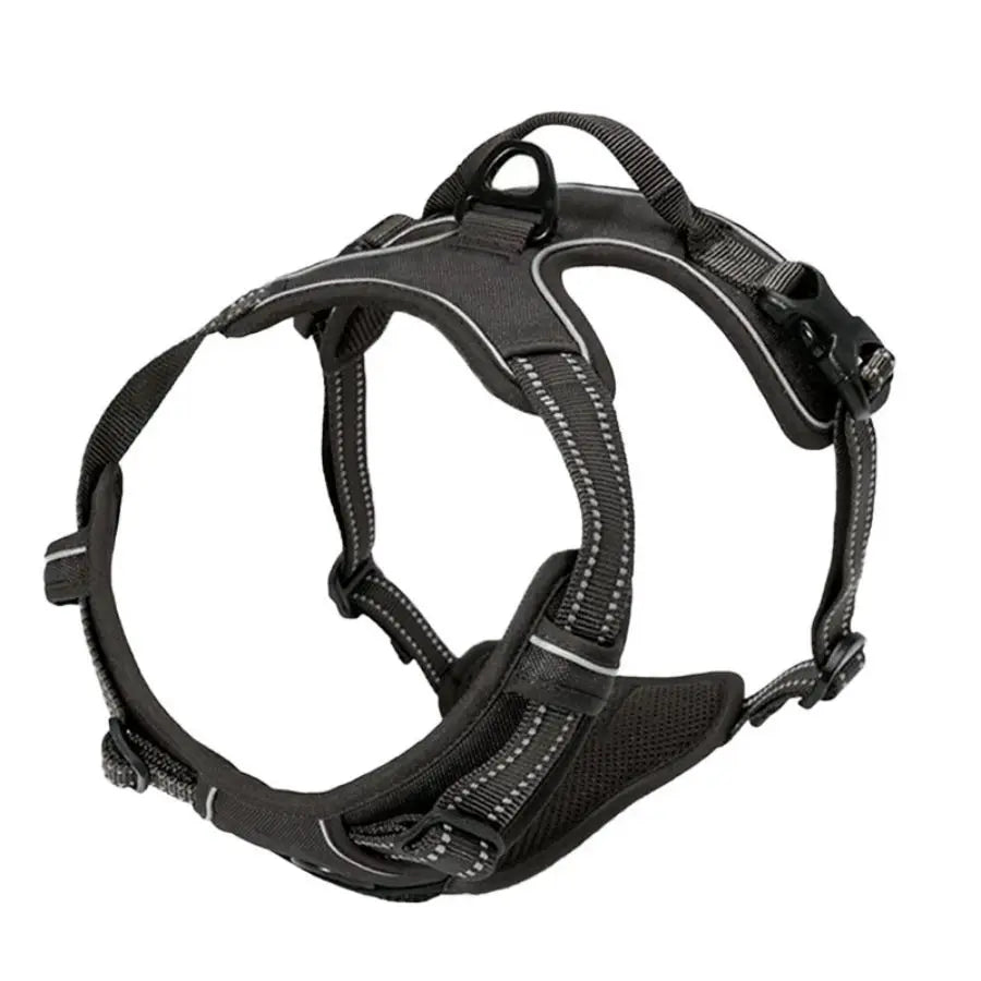 No-Pull Dog Harness — Adjustable Front-Clip Reflective Harness