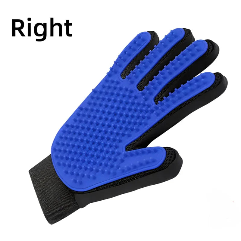 Pet Deshedding Grooming Glove — Gentle Hair Remover for Dogs & Cats