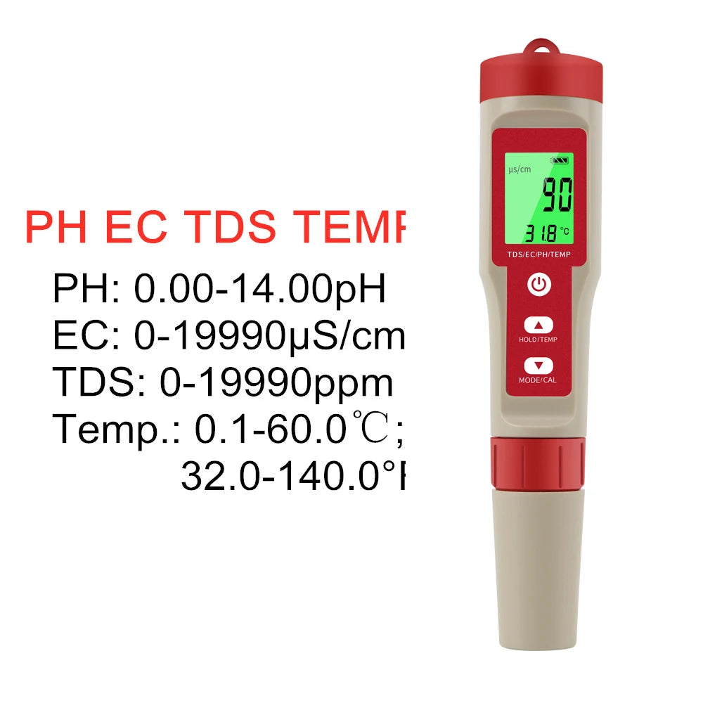 5-in-1 Aquarium Water Quality Monitor