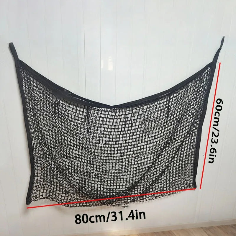 Slow Feed Hay Net for Horses — Large Capacity Hanging Feeder