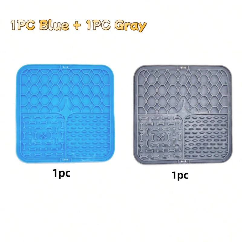 Silicone Lick Mat — Slow Feeder Enrichment Mat for Dogs & Cats