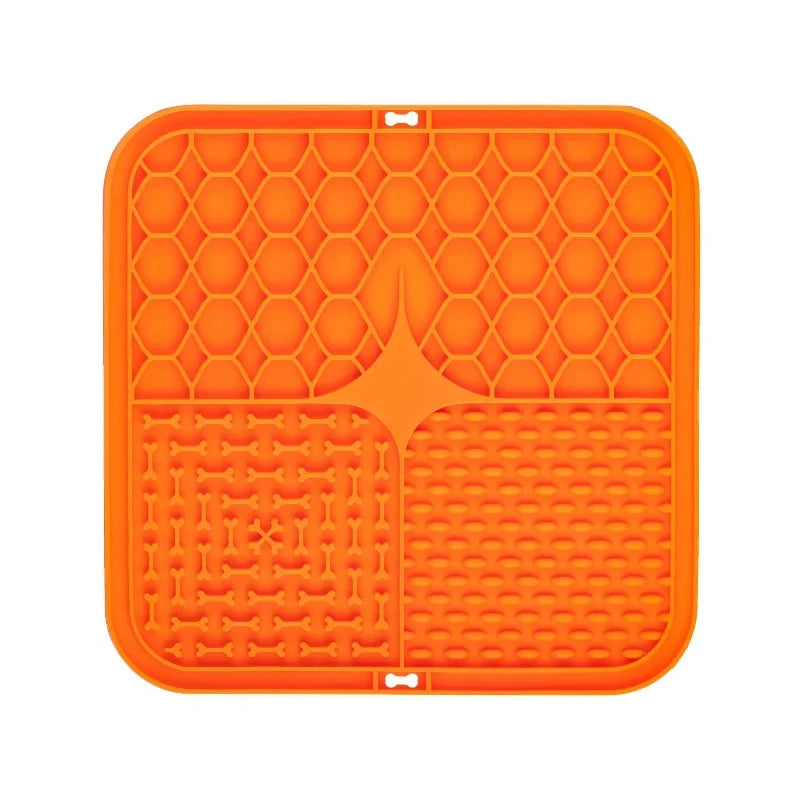 Silicone Lick Mat — Slow Feeder Enrichment Mat for Dogs & Cats