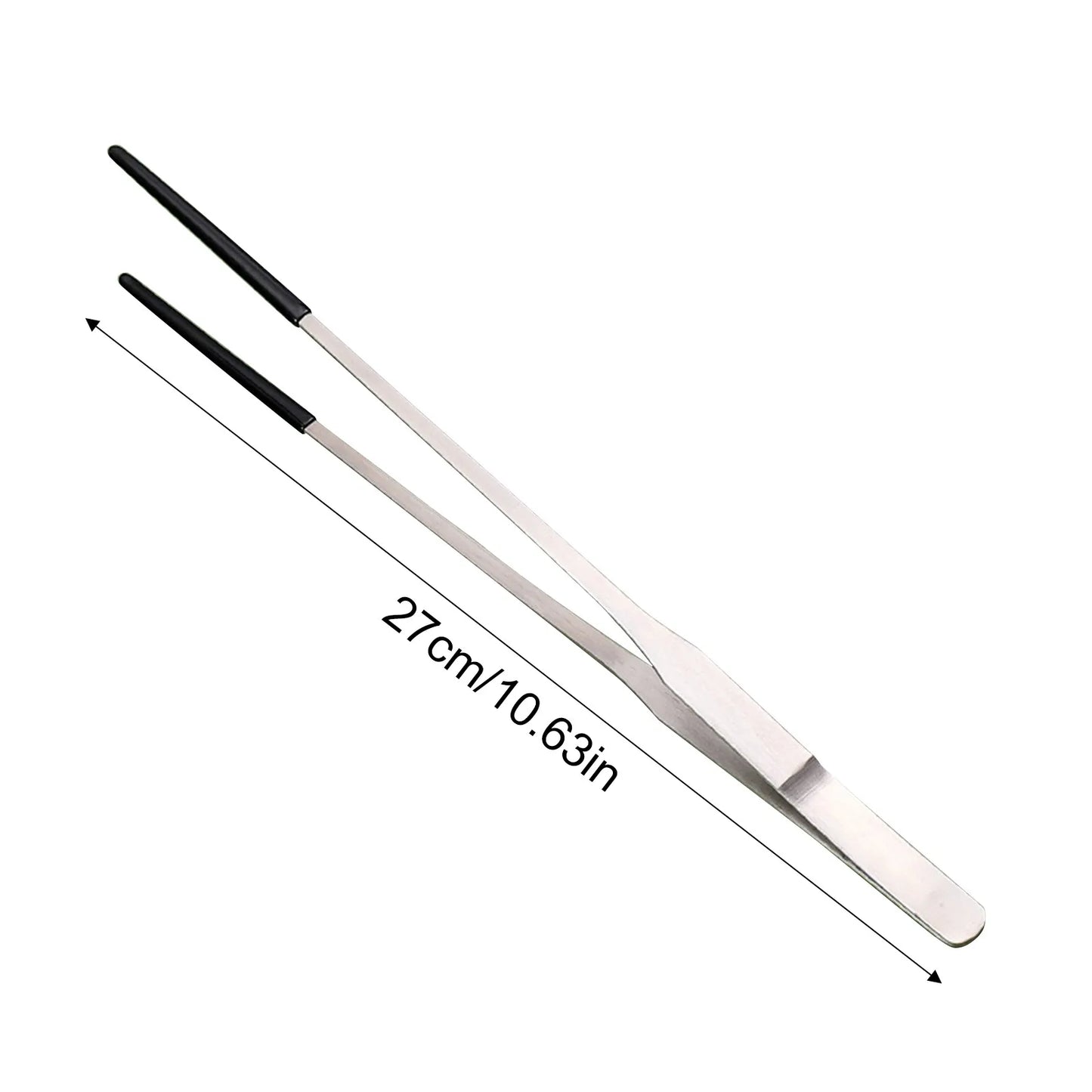 Reptile Feeding Tongs — Stainless Steel Long Tweezers for Lizards, Snakes & Spiders