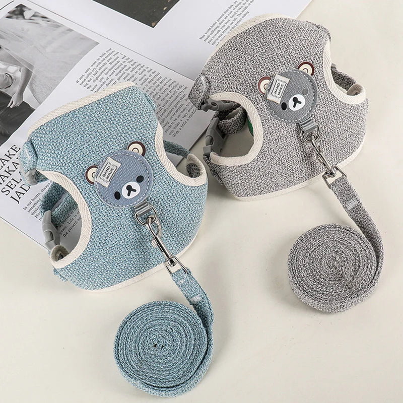Small Animal Harness & Leash — Rabbit, Guinea Pig, Ferret